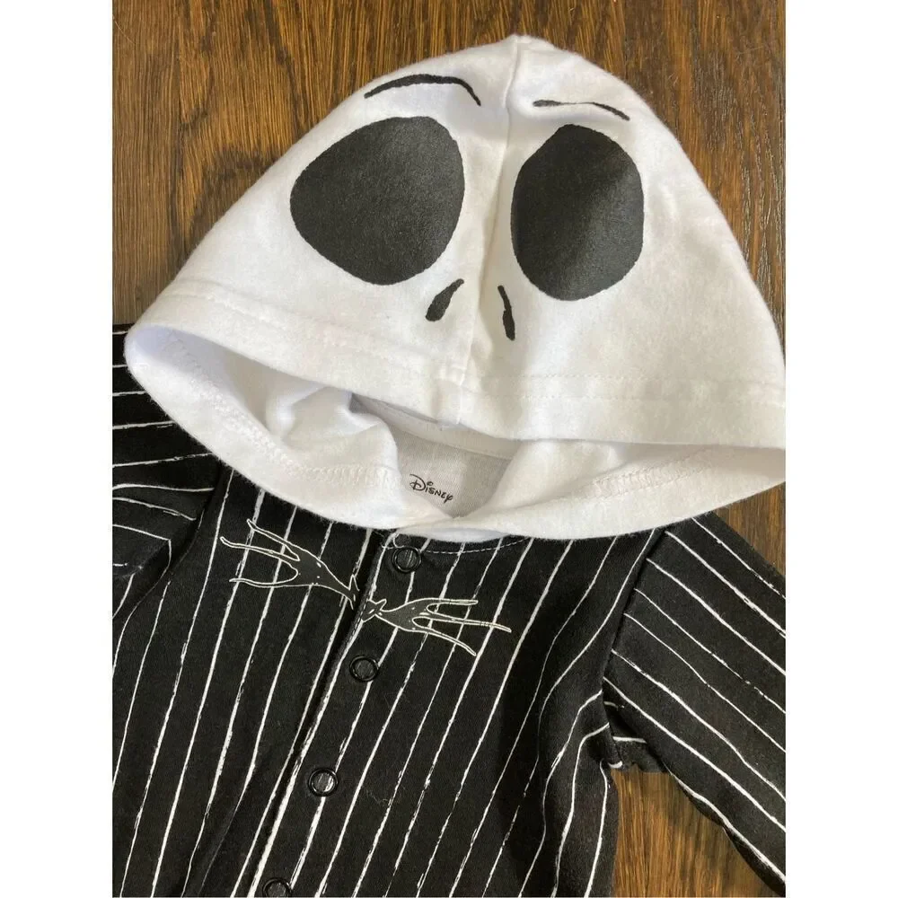 NEW Disney Newborn Infant Baby 0-3 Jack Skelington Halloween Bundle